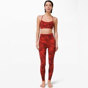 NWOT Lululemon (2) Align Pant 28" *Lunar New Year Intricate Oasis Love Red Multi